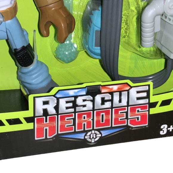 RESCUE HEROES CARLOS KITBASH ACTION FIGURE WITH ACCESSORIES -Fisher Price - Picture 10 of 12